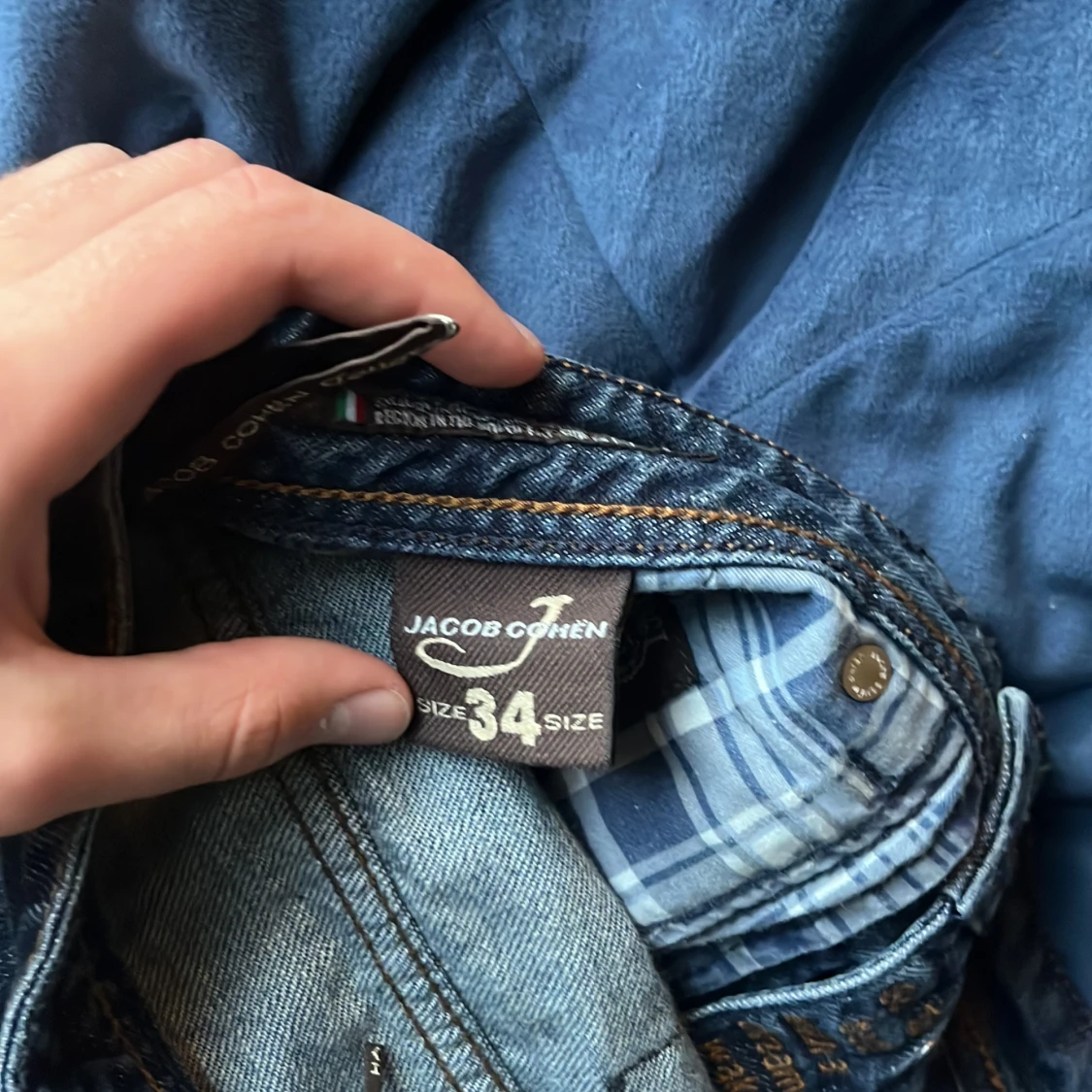 Blå jeans från Jacob Cohen, storlek 34 - 3