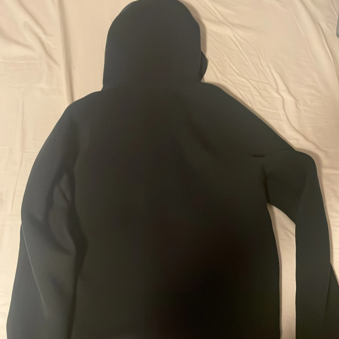 Svart Nike hoodie med dragkedja - 1