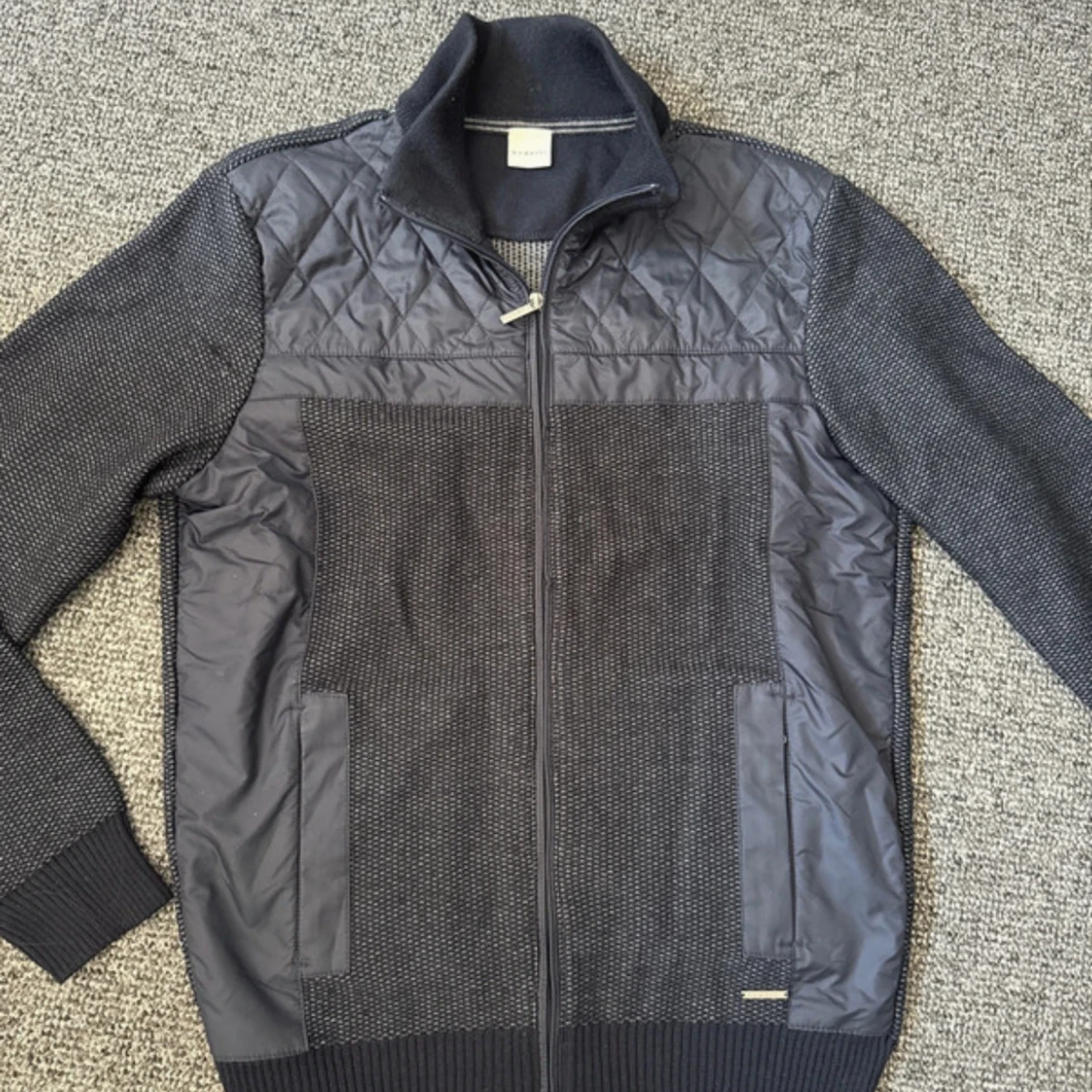 Cardigan jacka marinblå från Bugatti  - 2