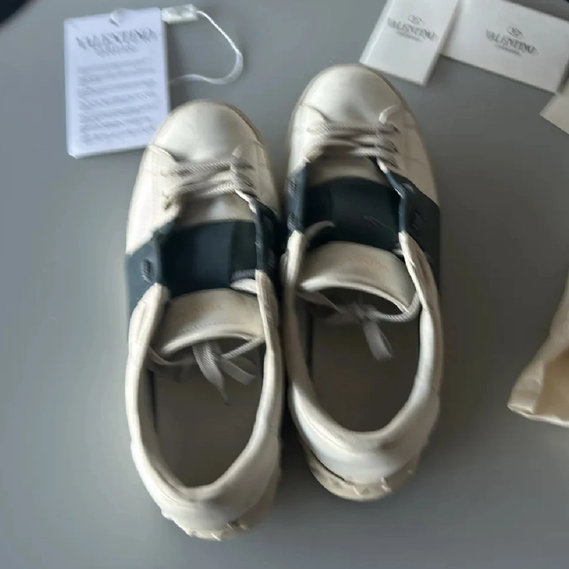 Valentino Garavani Open sneakers vit/svart - 1