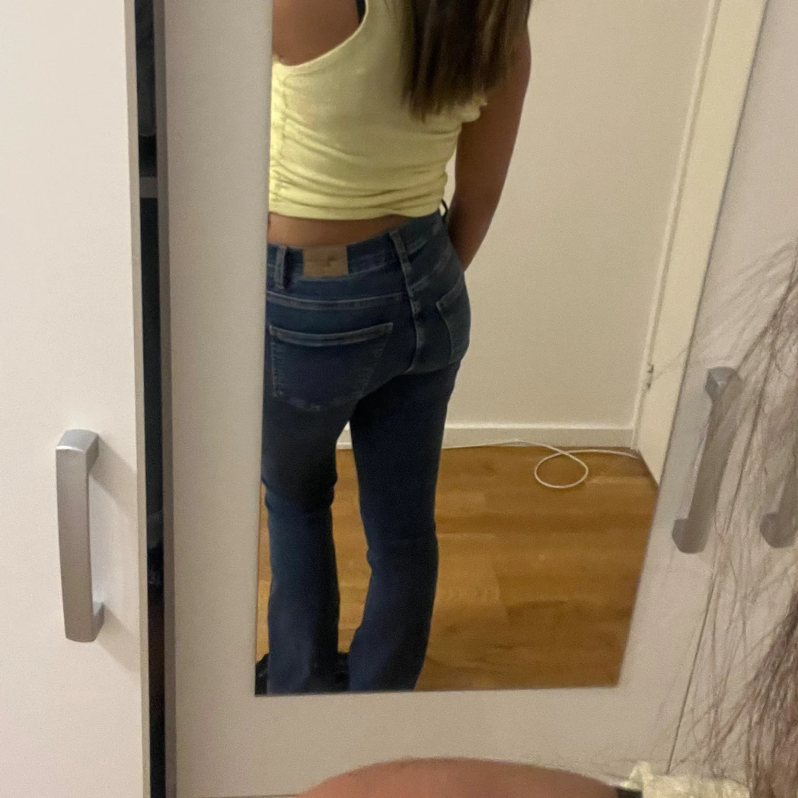 Gina blå bootcut jeans - 3