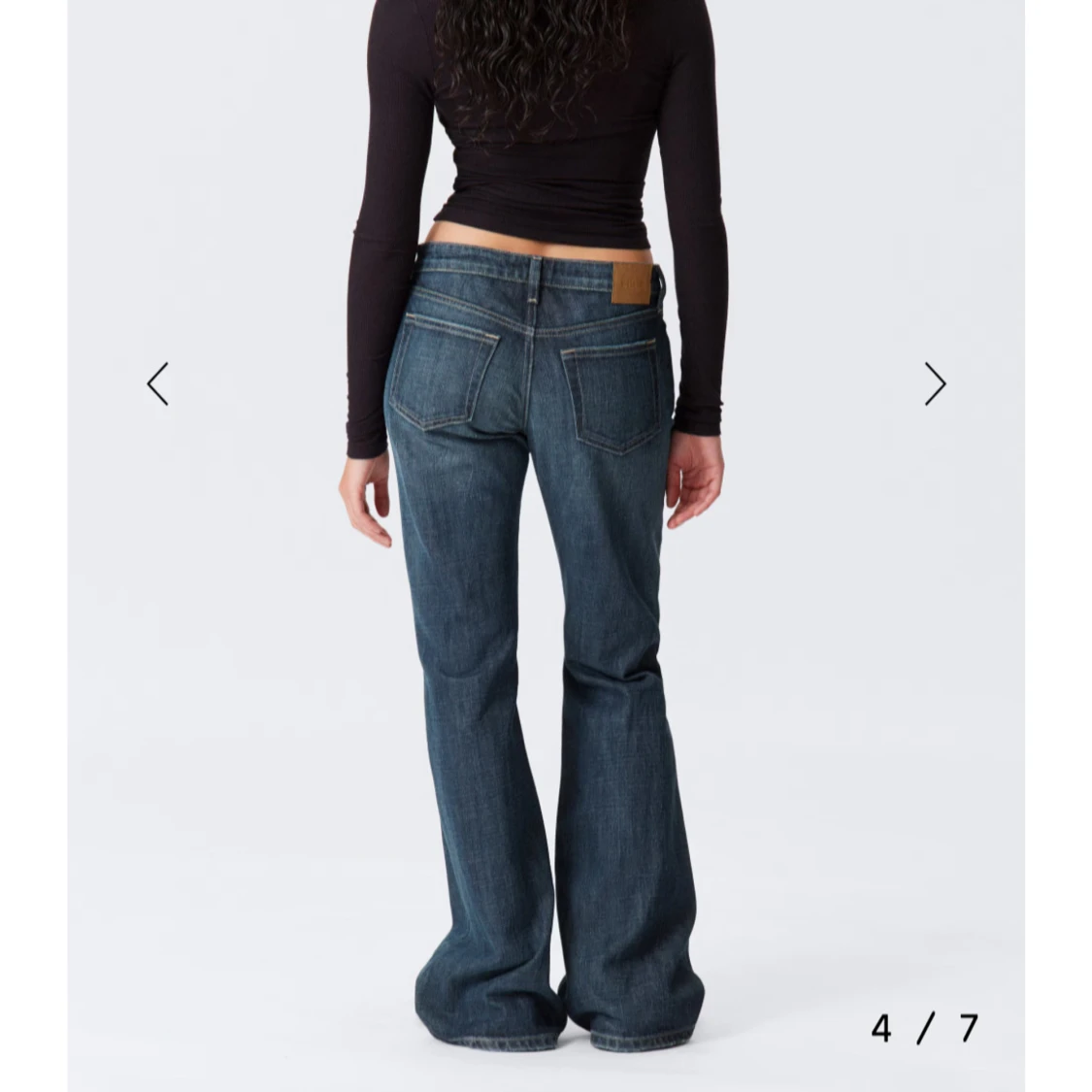 Lågmidjade Nova Ocean Blue Weekday jeans - 1