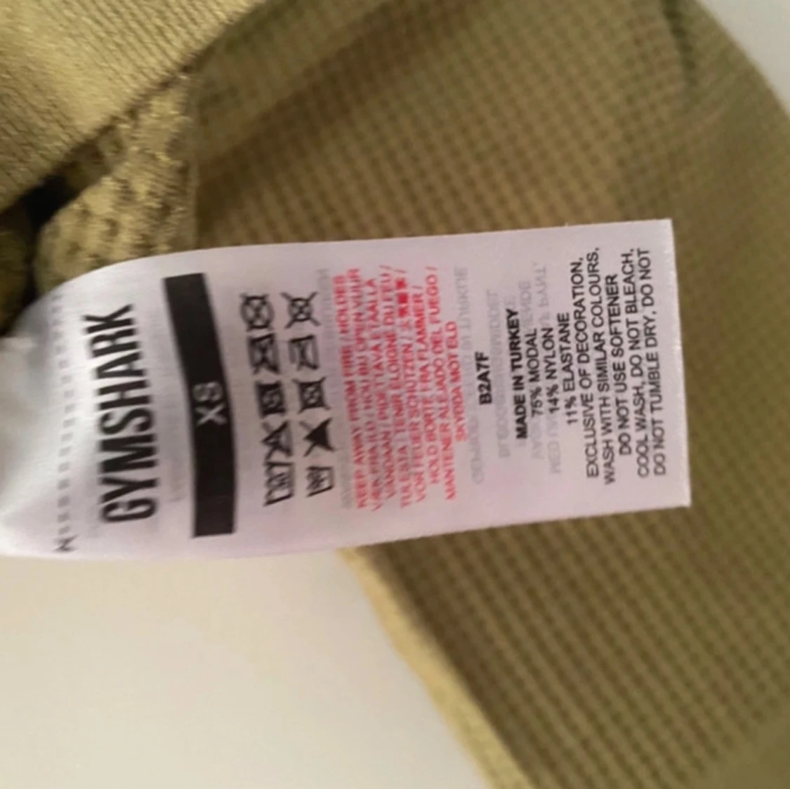 Gröna shorts från Gymshark XS - 2