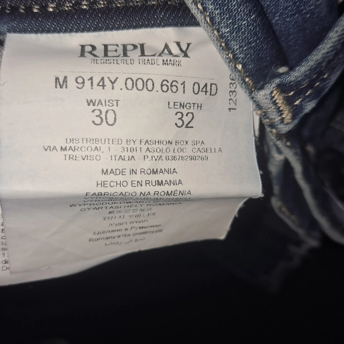 Replay Anbass blå jeans slim fit - 4