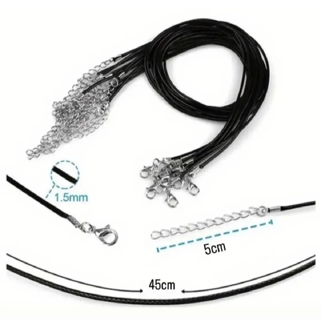 Halsband med turkos kristallhänge - 2