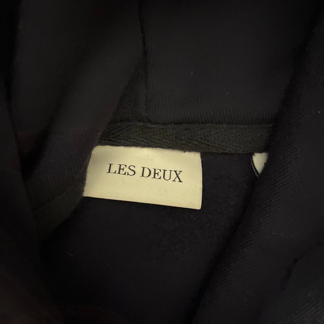 Les Deux hoodie mörkblå  - 1