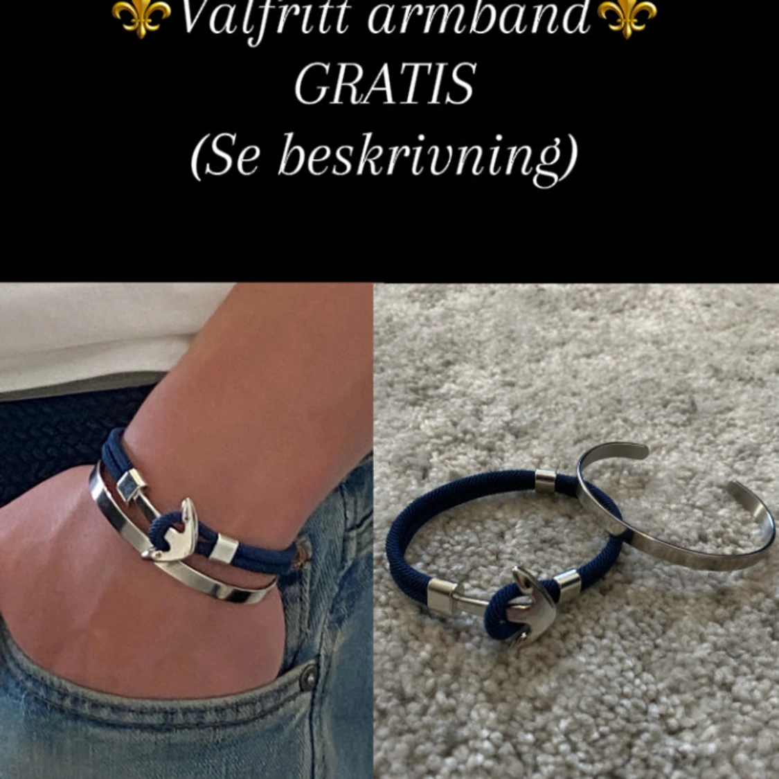 Grå CDG play hoodie - 4