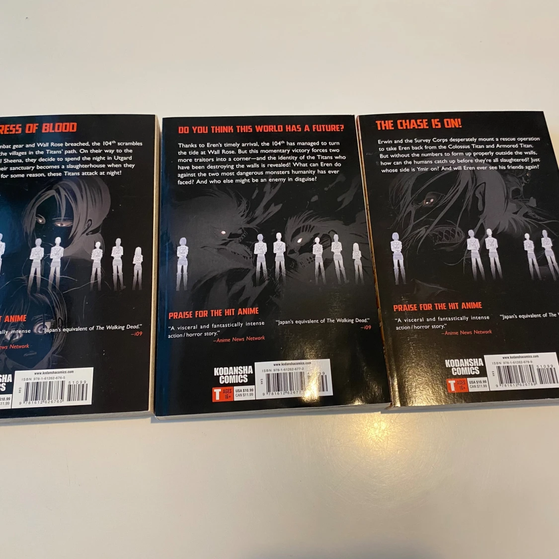 Attack on Titan (volym 1, 2, 9, 10, 11, 12) - 3