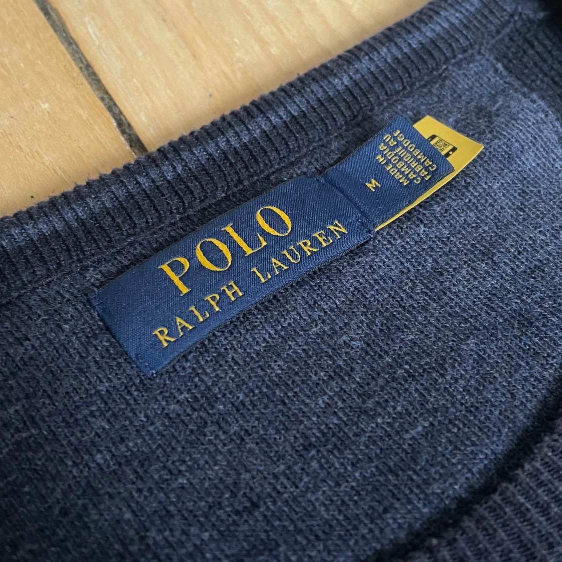 Mörkblå stickad tröja från Polo Ralph Lauren - 4
