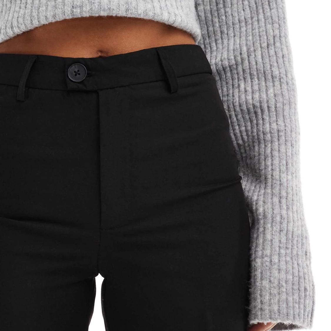 Svarta vida kostymbyxor - 1