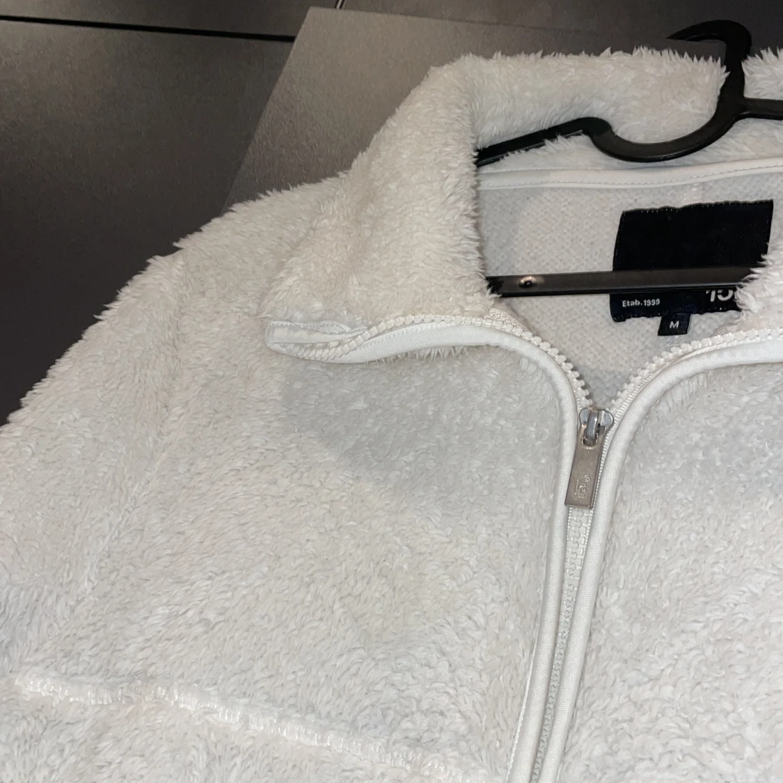 Vit teddyjacka från 157 - 3