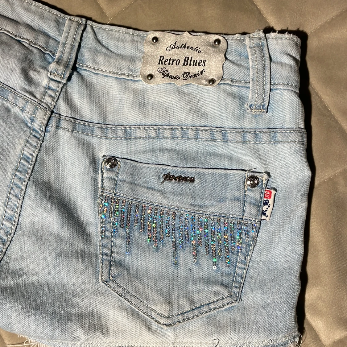 Skitsnygga jeansshorts  - 4