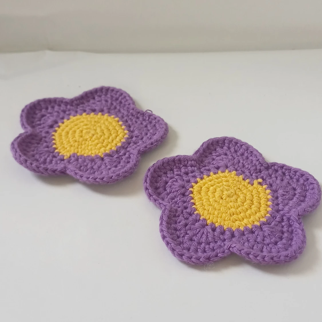 Virkade Glasunderlägg/ Coasters - 2