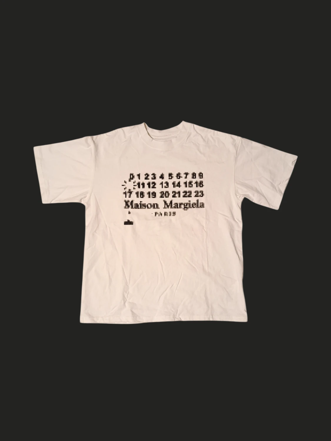 vit t-shirt med print - 1