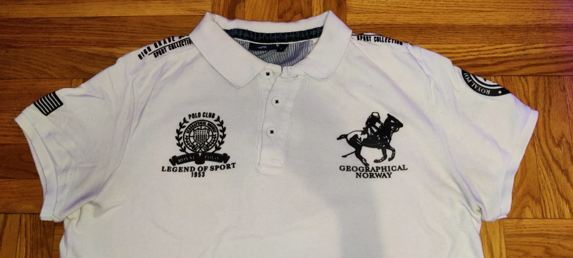 Vit Geographical Norway piké L - 1