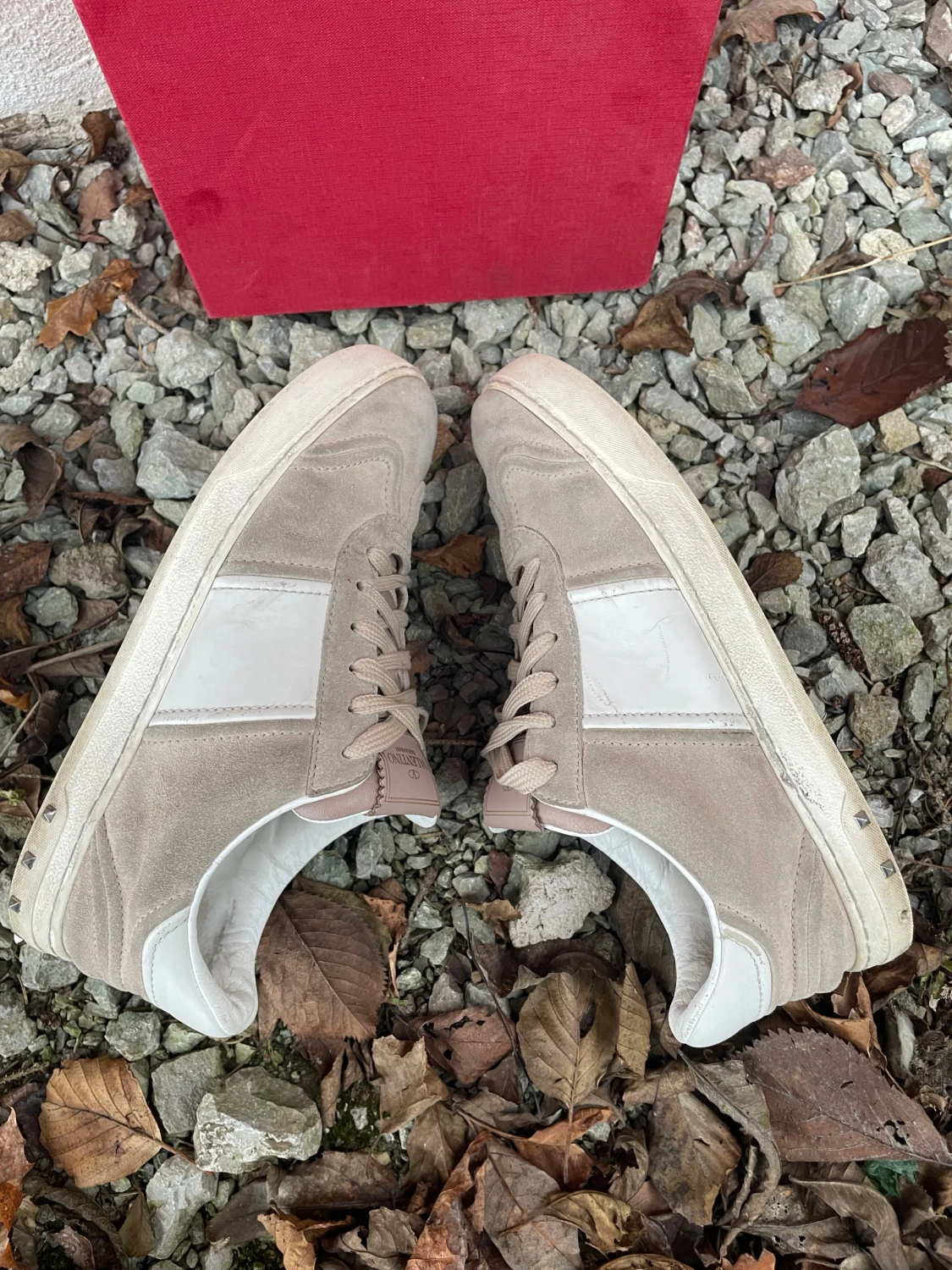 Valentino Garavani sneakers rosa/vit - 3
