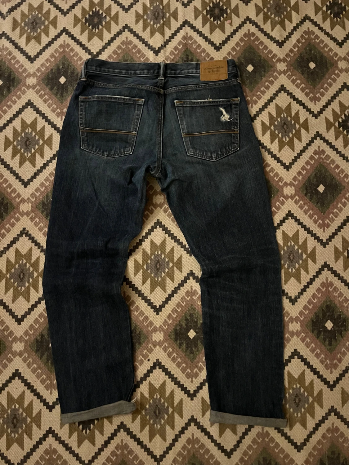 Mörkblå jeans Abercrombie & Fitch 32/34 - 1