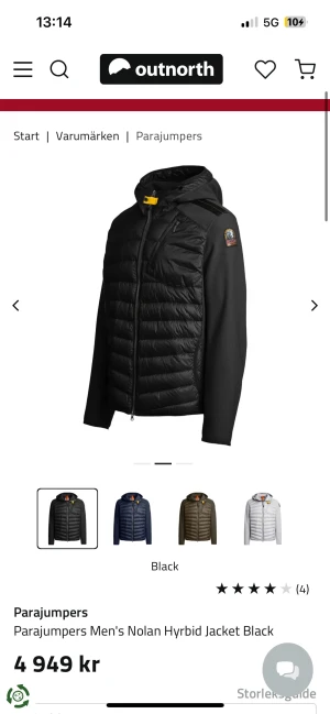 Svart Nolan Hybridjacka Parajumpers - Svart Nolan Hybridjacka från Parajumpers med quiltad front, huva och snygga detaljer som gul rem vid halsen. Jackan har dragkedja, långärmade stickade ärmar och ikonisk patch på axeln. Perfekt för dig som vill ha en modern och sportig look.