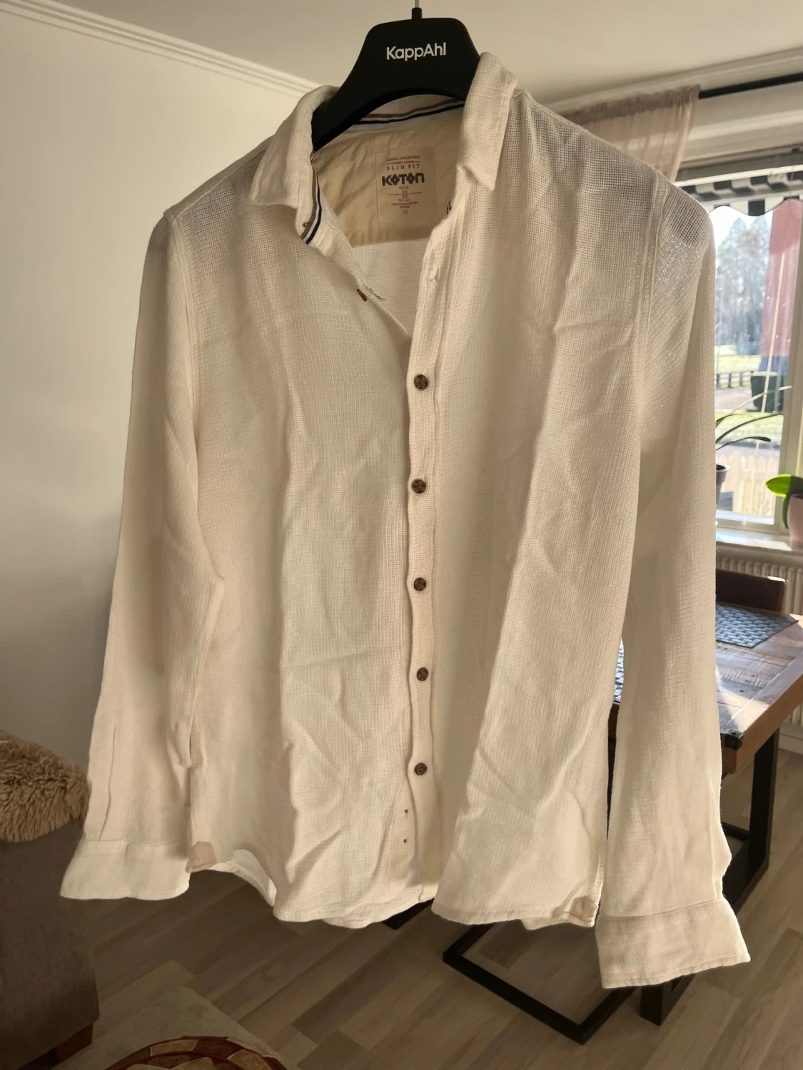 Vit slim fit skjorta från Koton