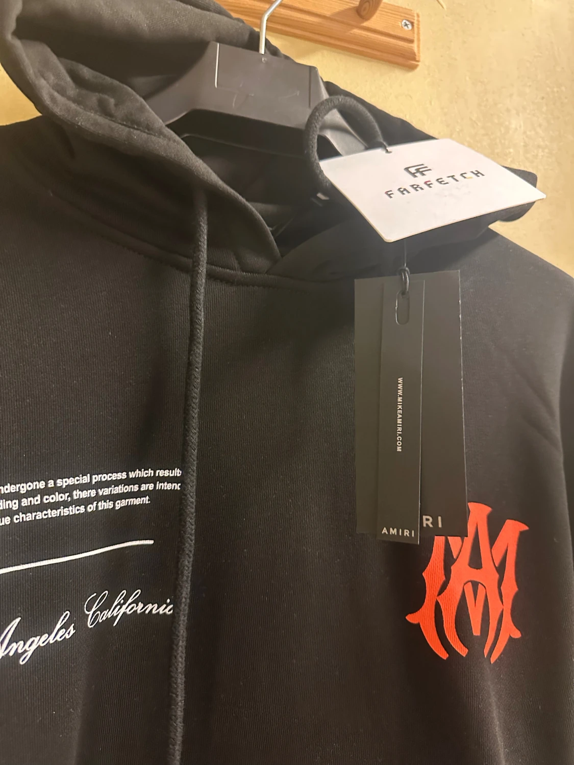 Svart AMIRI hoodie med tryck - 3