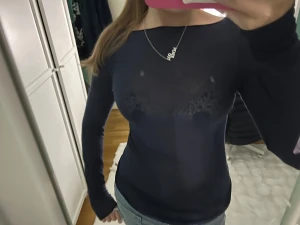 Mörkblå tunn långärmad tröja - Jättefin tröja ifrån intimisimi, i strl s men passar även xs❣️