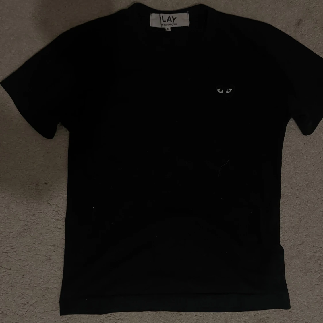 Svart t-shirt Comme des Garçons Play