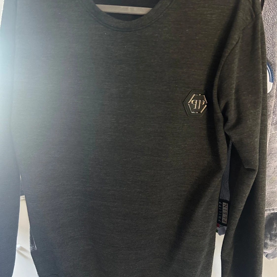 Svart långärmad tröja Philipp Plein