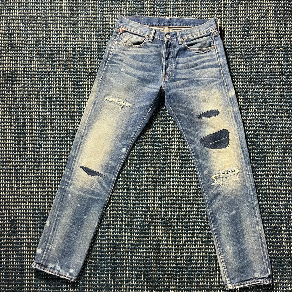 Ralph Lauren  Denim & Supply jeans med slitningar - 1