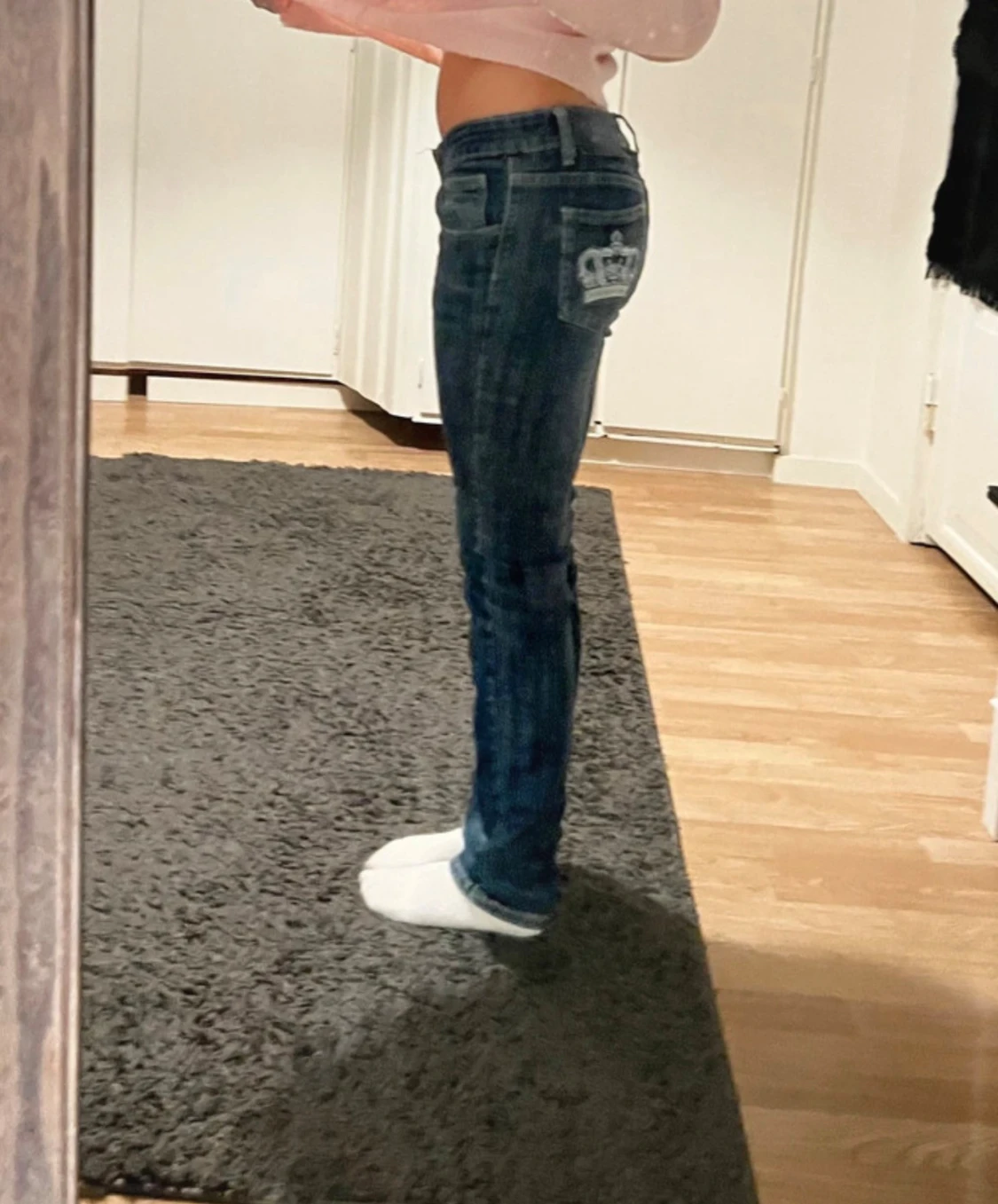Mörkblå Victoria-Beckham jeans  - 1