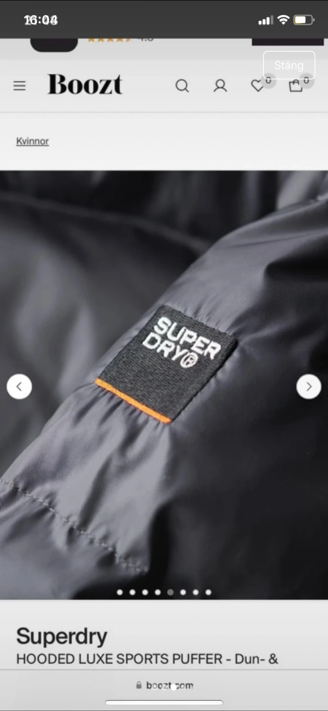 Svart pufferjacka från Superdry - 2