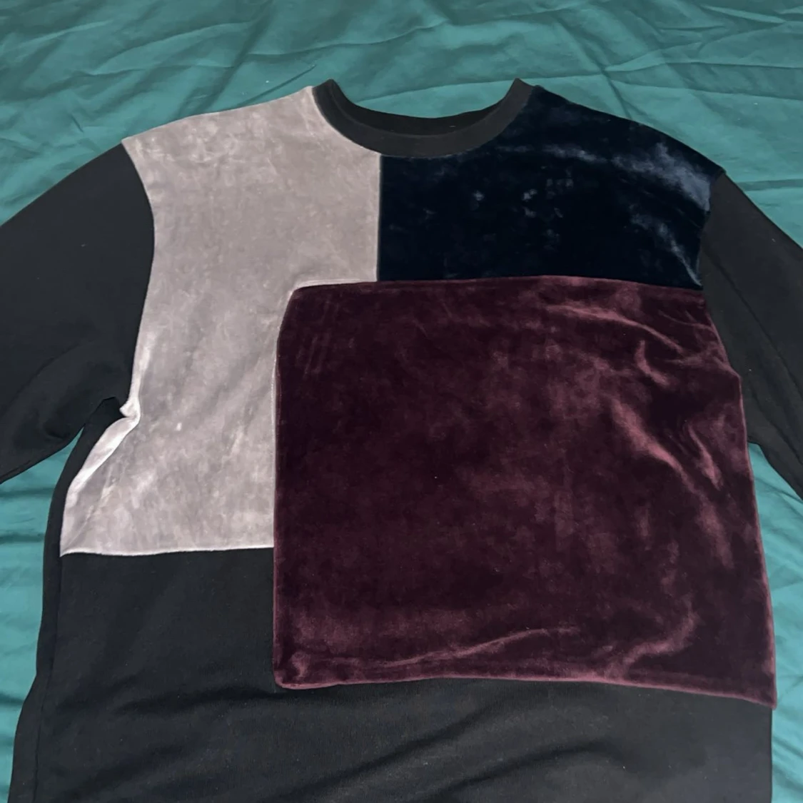 La Vichy färgblockad sweatshirt M