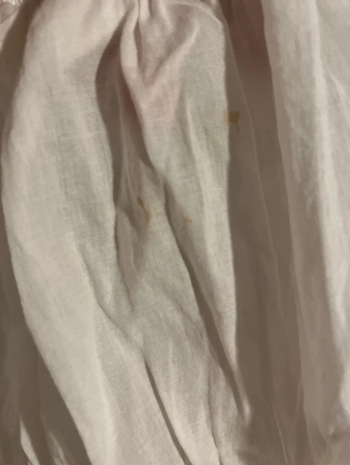 Vit puffärmad blus från H&M - 2