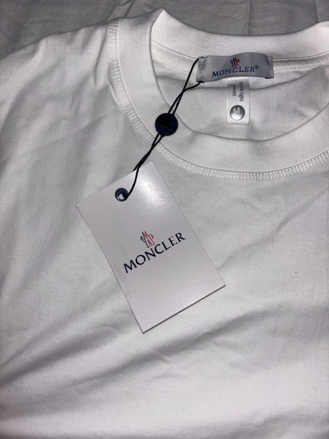 Vit Moncler t-shirt med logga - 2