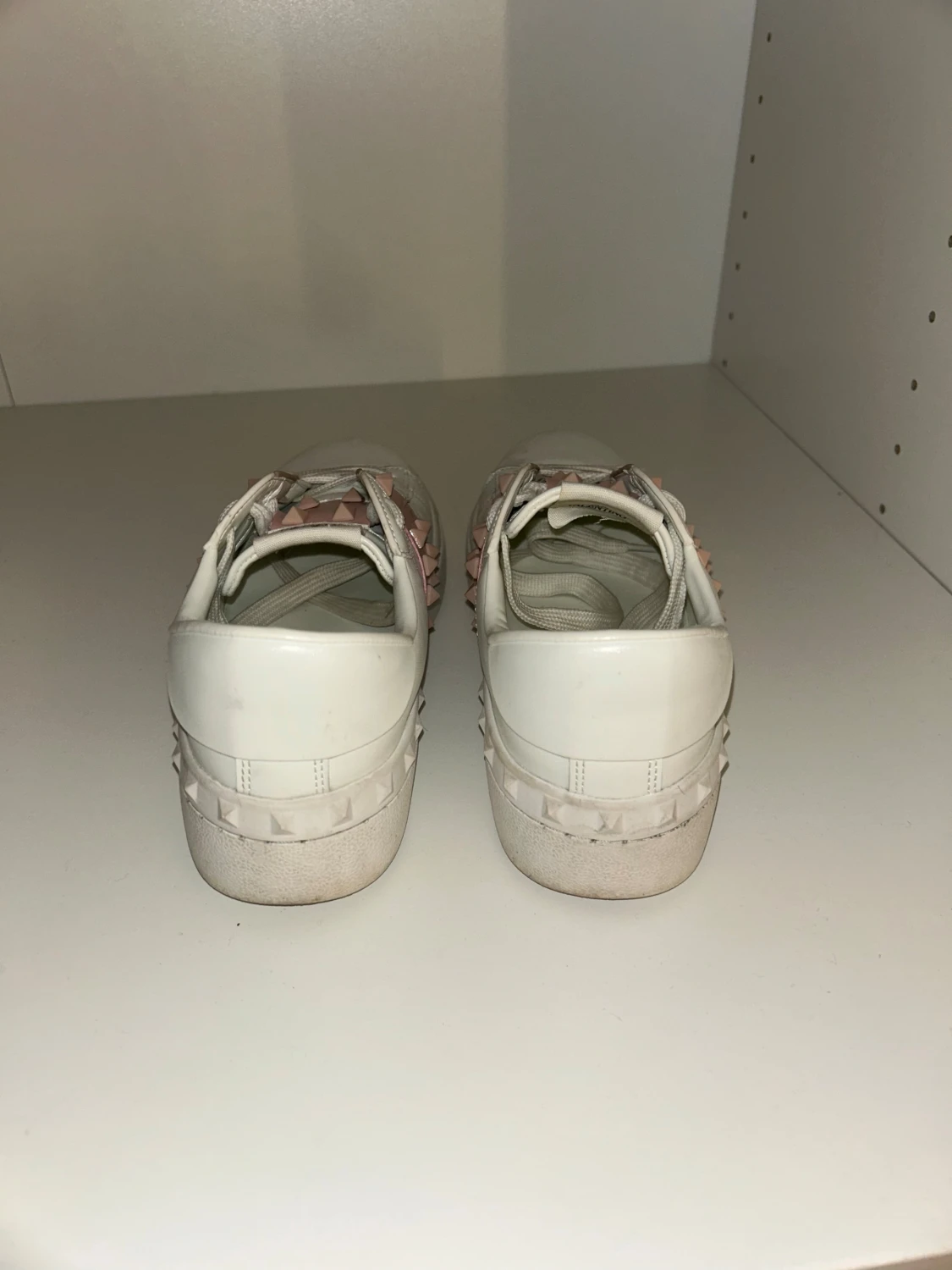 Valentino Rockstud Open sneakers vit/rosa - 4