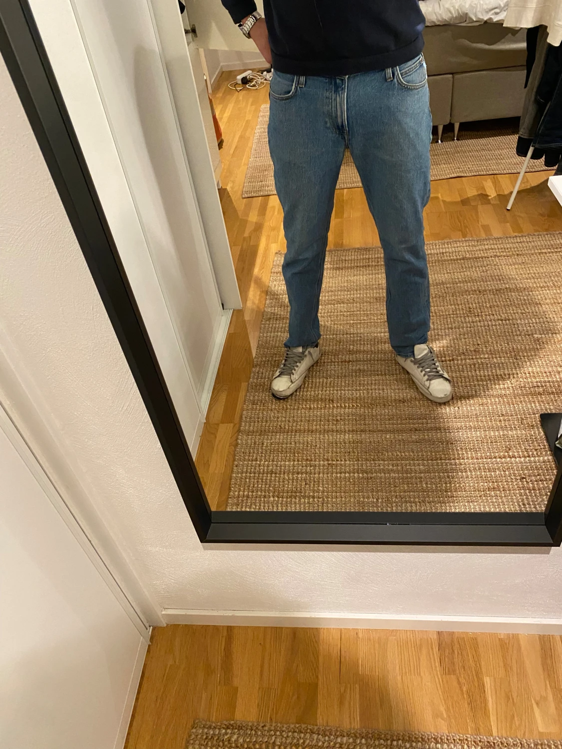 Blå Lee jeans 32/32