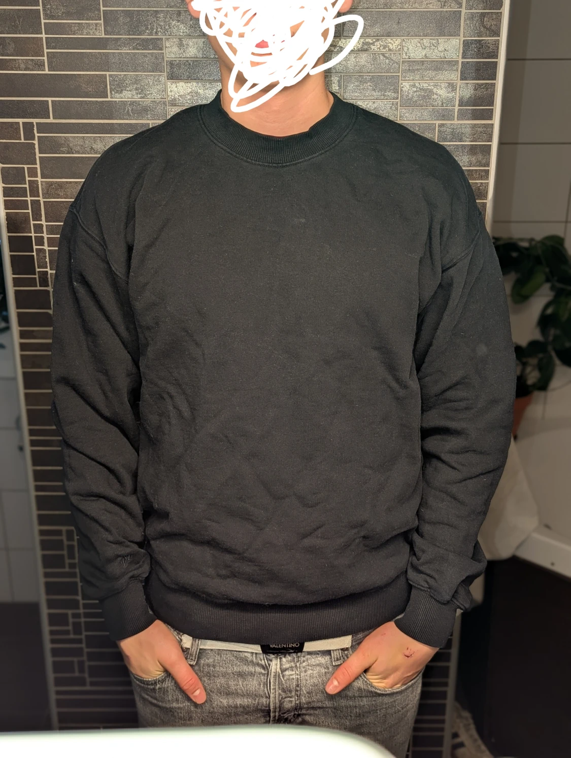 Svart sweatshirt från Vailent XS - 2