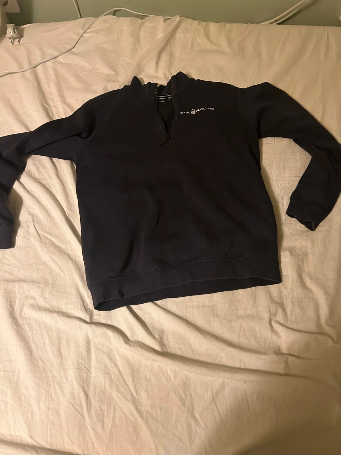 Mörkblå Sail Racing half zip tröja