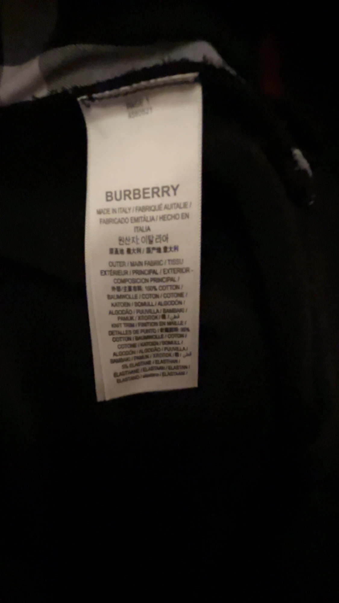 Svart Burberry hoodie med dragkedja - 5