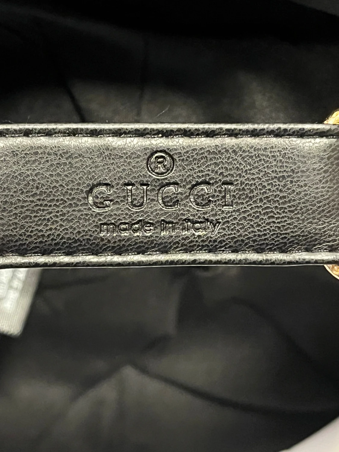 Svart keps från med GG-mönster - 3