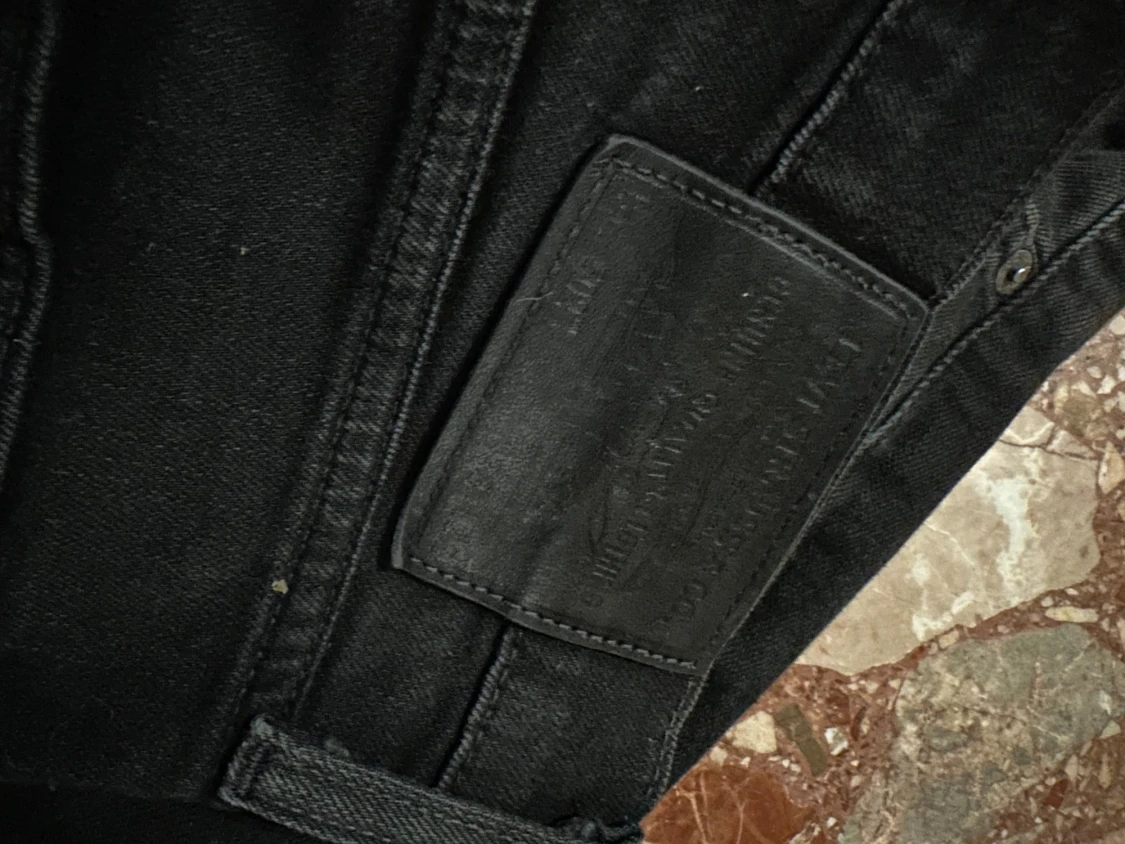 Levi's 502 svarta jeans - 3