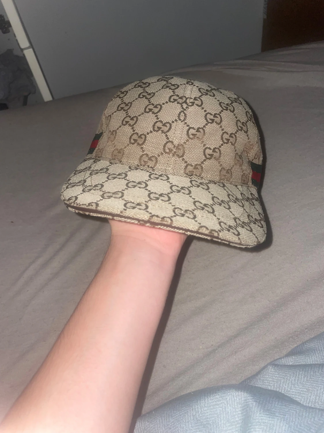 Gucci keps med GG-mönster  - 1