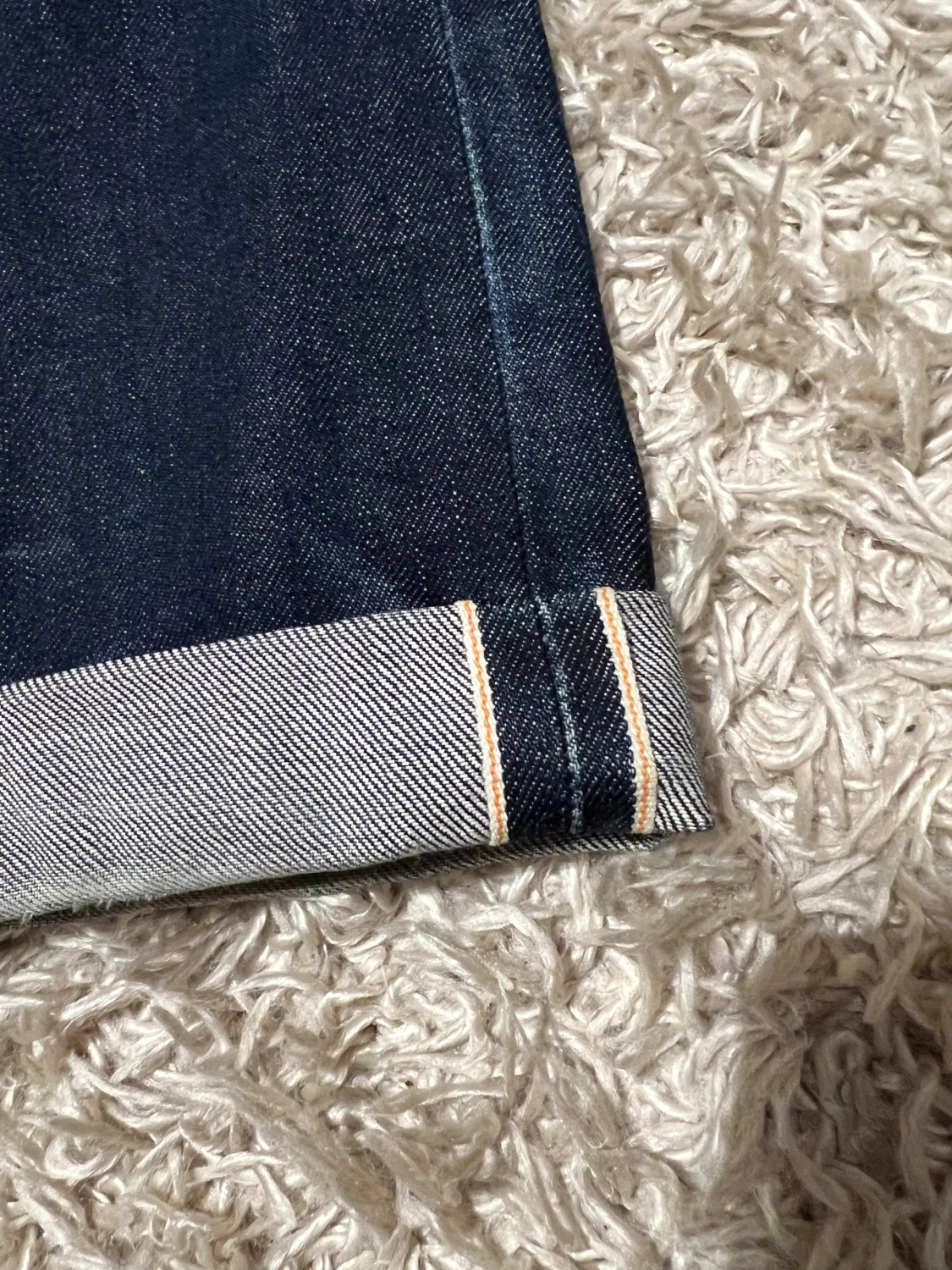 Dry japan selvage nudie jeans lean dean slim fit herr w31 blå  - 6