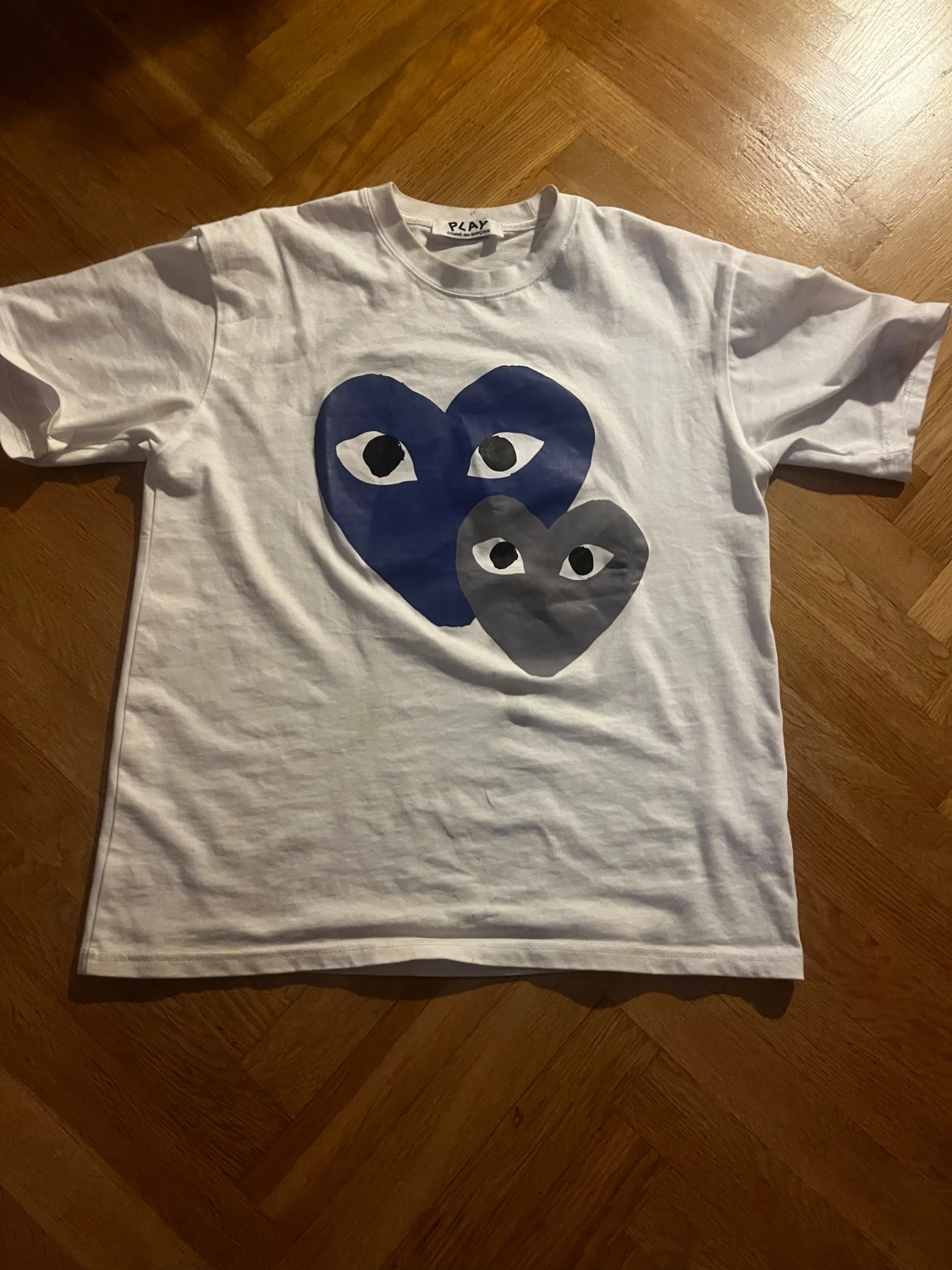 Vit Comme des Garçons Play t-shirt