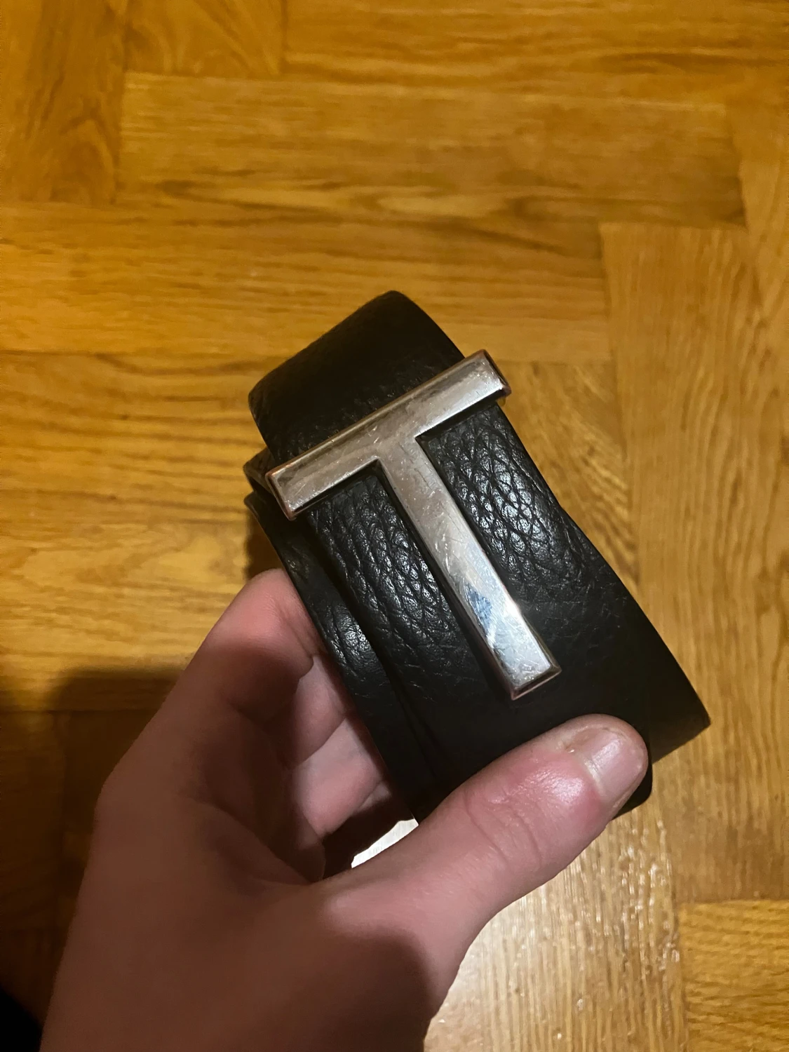 Svart skärp Tom Ford T Icon