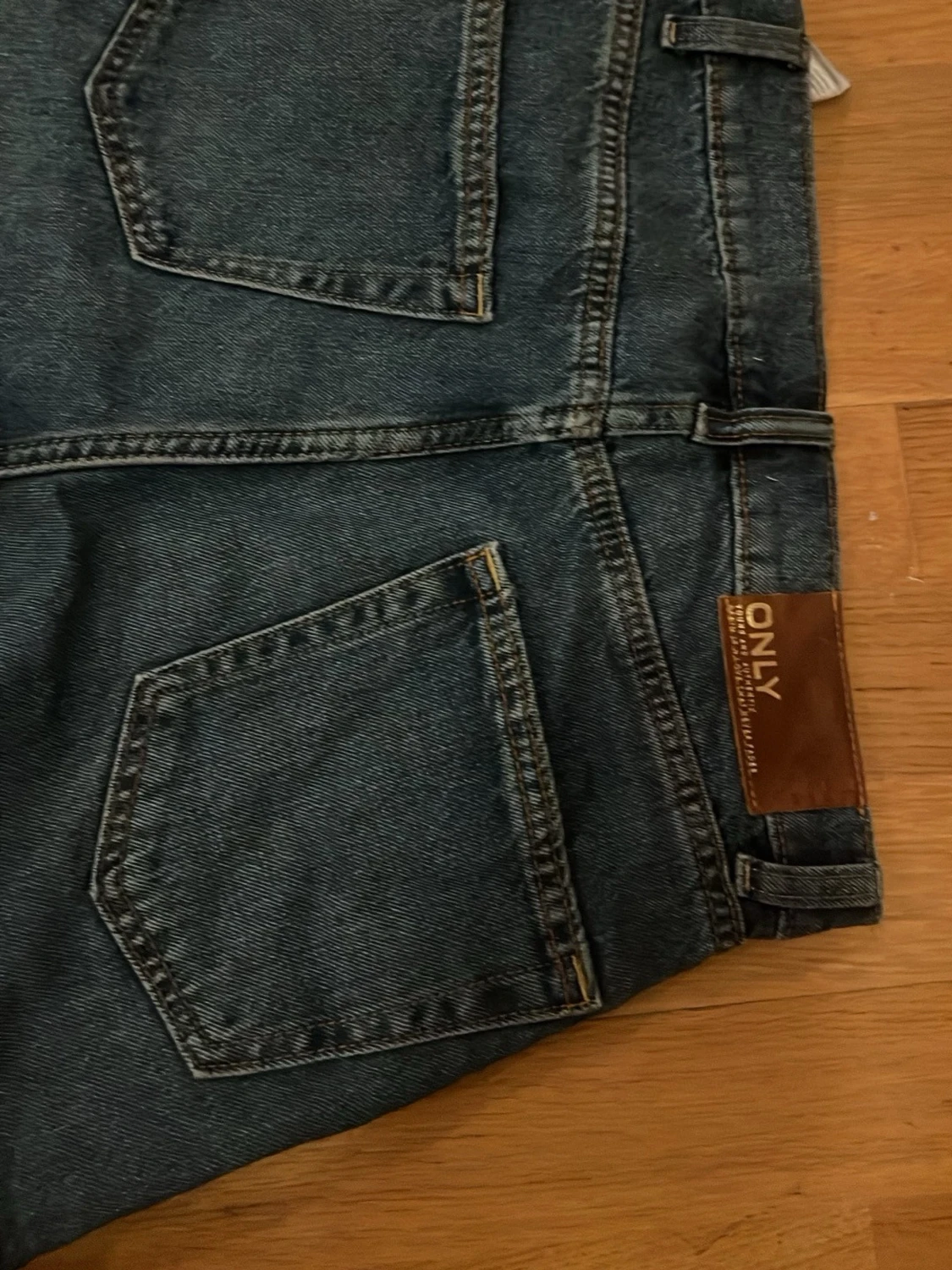 Blå wide jeans från ONLY, 26/32 - 4