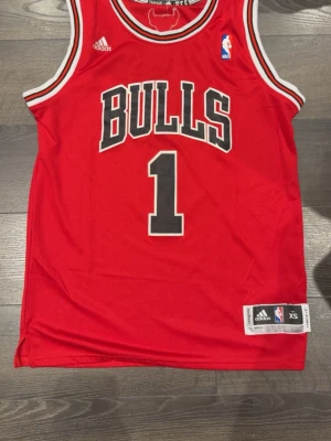 D rose bulls jersey  - Den är xs men känns mer som en s eller m men har använt denna några gånger bara ungefär 2-3 gånger då jag tycket den var lite för baggy. Och för de som undrar är jag 183 cm och ganska smal så om ni är vid denna längd så passar den säkert jätte bra 