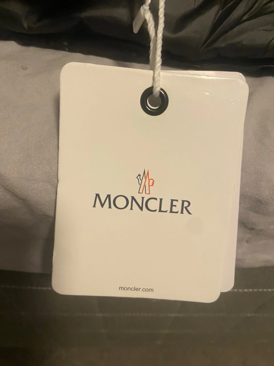 Svart Moncler pufferjacka M - 4