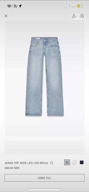 Lågmidjade jeans - Supersnygga Lågmidjade jeans från Zara som är oanvända, säljer då dom är försmå💕