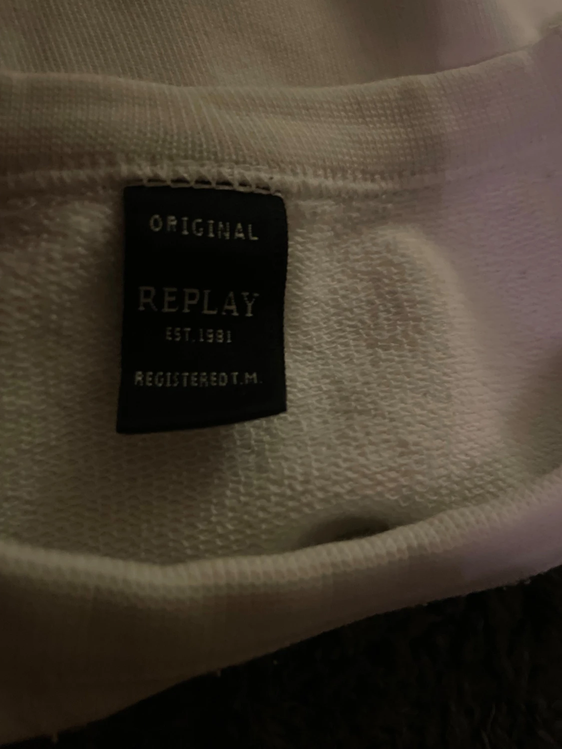 Vit sweatshirt från Replay - 3