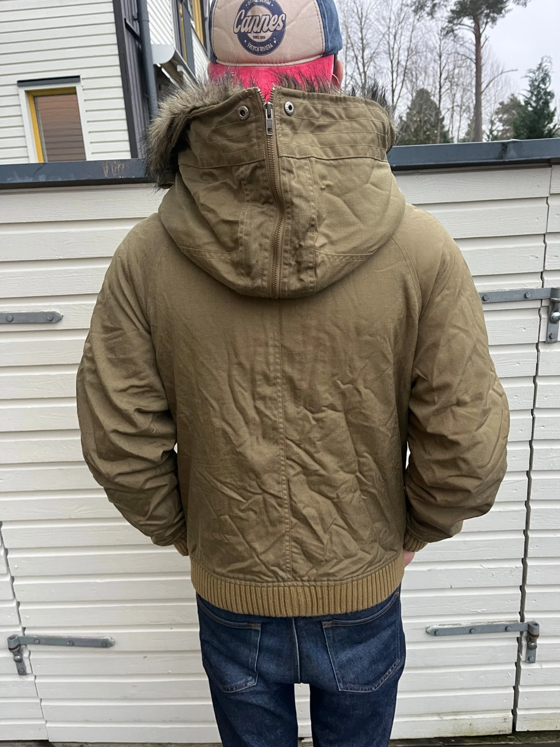 Woolrich jacka med pälsluva - 2